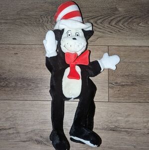 Cat in the Hat Plush Puppet 2003 Dr Seuss Teacher Tool